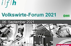 Einladung zum Volkswirte-Forum am 06.09.2021 in Göttingen