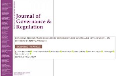 Journalaufsatz zu regulatorischen Experimenten als Governance-Instrument für eine nachhaltige Entwicklung