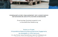 Vorstellung der ifh-Studie zum ehrenamtlichen Engagement der Arbeitgeber im NRW-Handwerk