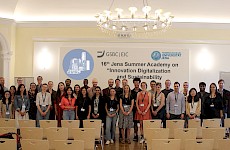 Teilnahme an der Sommerakademie zum Thema "Innovation, Digitalisierung und Nachhaltigkeit" in Jena